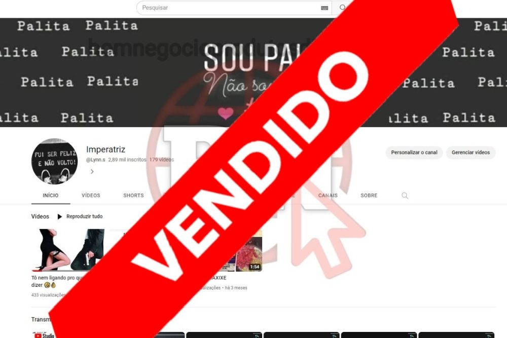 CANAL DO YOUTUBE DE 2K MONETIZADO - VARIAÇÃO
