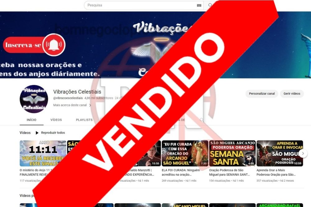 CANAL DO YOUTUBE DE 4K MONETIZADO - EVANGÉLICO