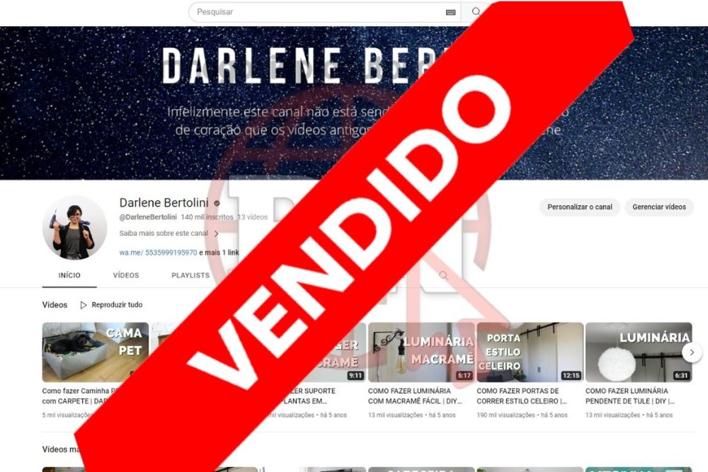 CANAL DO YOUTUBE DE 140K DESMONETIZADO - TUTORIAIS