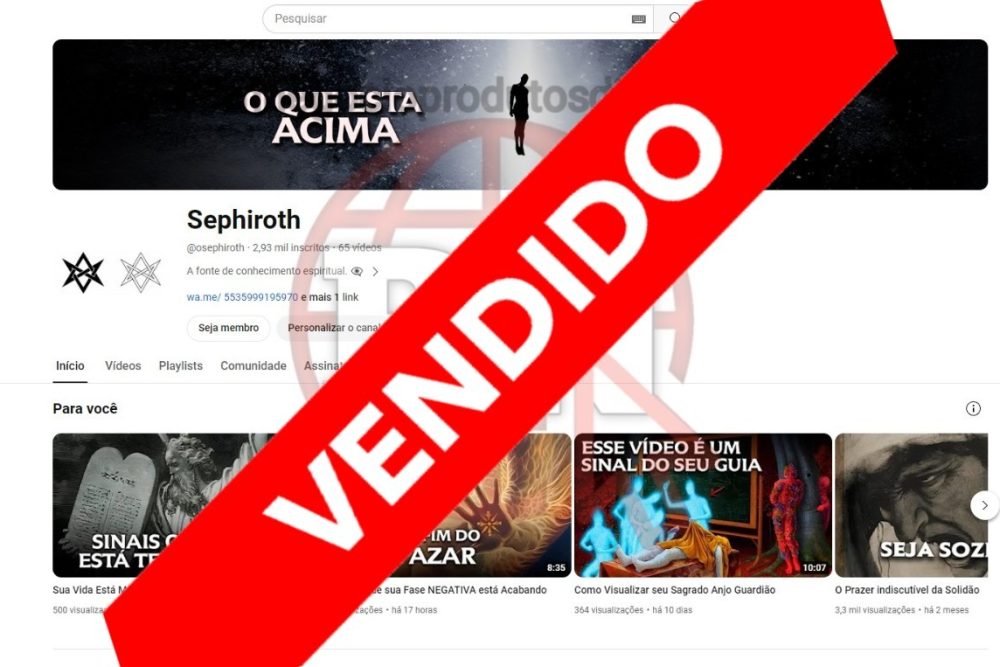 CANAL DO YOUTUBE DE 3K MONETIZADO - NICHO RELIGIOSO
