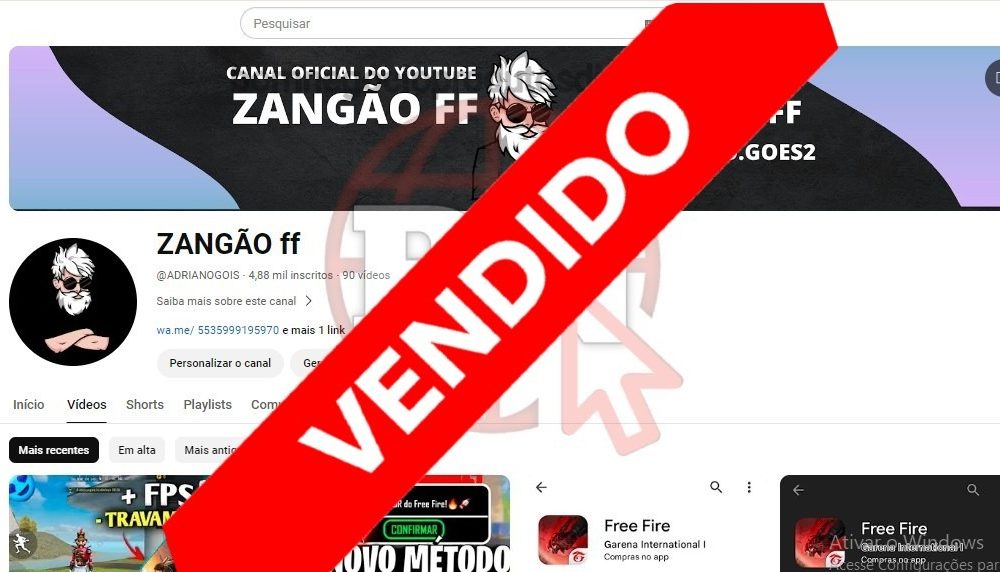 CANAL DO YOUTUBE DE 4K MONETIZADO - GAMES
