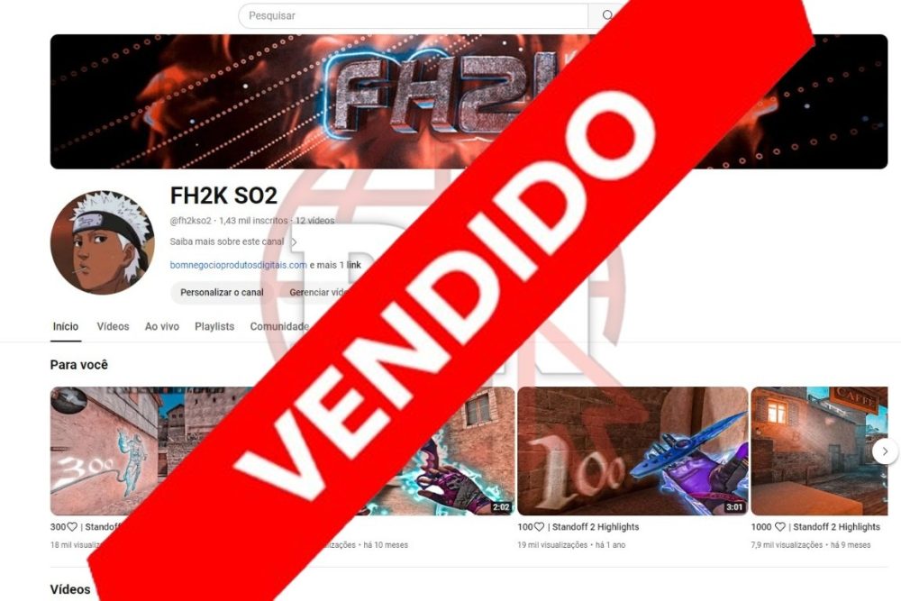 CANAL DO YOUTUBE DE 1K NÃO MONETIZADO - GAMES