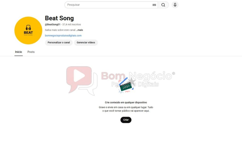 CANAL DO YOUTUBE DE 37K NÃO MONETIZADO-(COD-439)