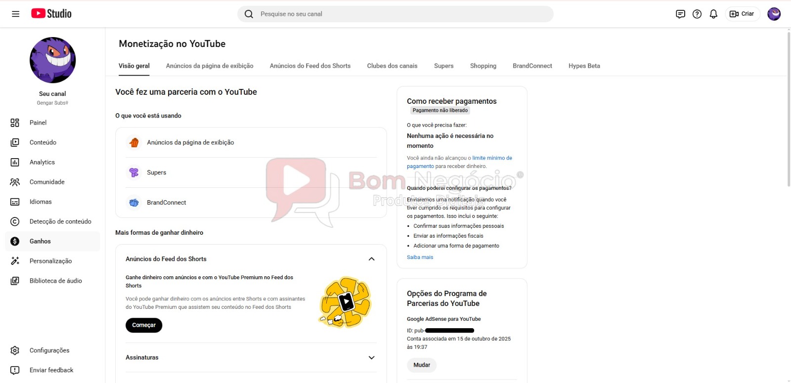 CANAL DO YOUTUBE DE 1K MONETIZADO - ENTRETENIMENTO (COD-441) - Imagem 4